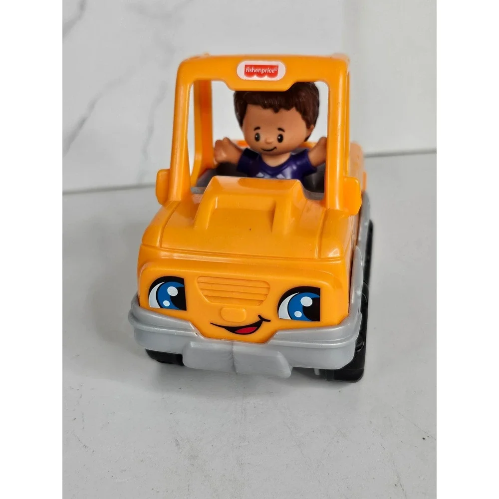 Fisher-Price Little People Orange Truck Boy 